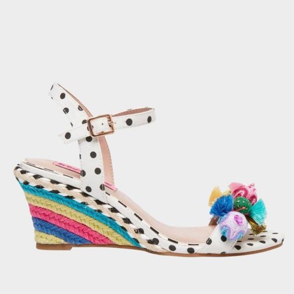 betsey johnson koko wedge sandals